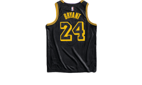 Los Angeles Lakers Kobe Bryant Black Mamba City Jersey - immagine 2