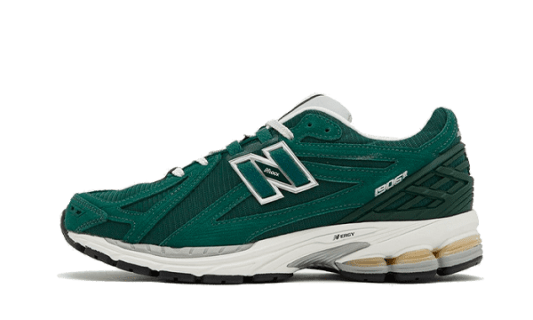 1906R Green Suede Metallic Silver