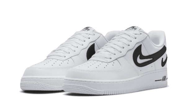 Air Force 1 Low '07 FM Cut Out Swoosh White Black - Image 2