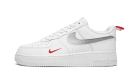 Air Force 1 Low White Red Mini Swoosh
