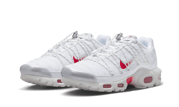 Air Max Plus Utility White Silver Red - Image 2
