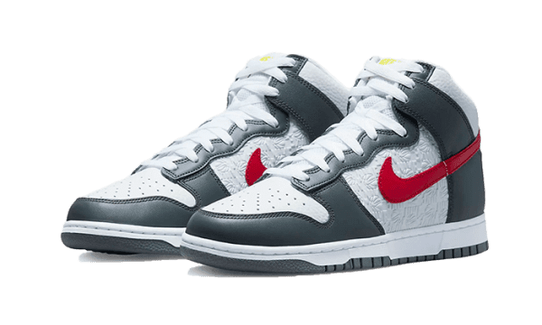 Dunk High Embossed Basketball Grey Red - immagine 2