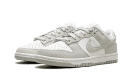 Dunk Low in velluto a coste grigio