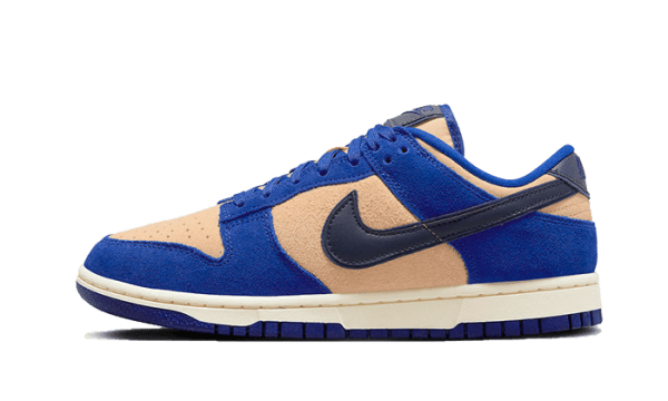 Dunk Low LX in pelle scamosciata blu