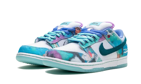 SB Dunk Low Futura Laboratories Bleached Aqua - immagine 2