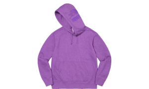 Supreme The North Face Felpa con cappuccio stampata a pigmenti viola