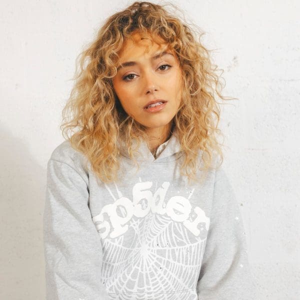 OG Web Hoodie Heather Grey - Image 2