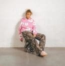 Hoodie The Cotton Wreath Pink