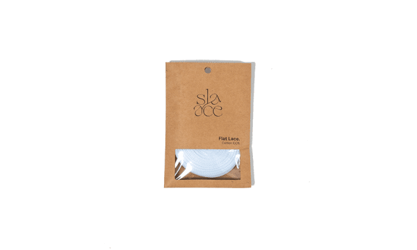 Fat Flat Laces White - immagine 5
