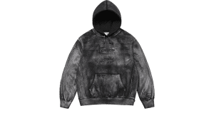 MM6 Maison Margiela Foil Box Logo Sudadera con capucha Negro
