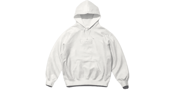 MM6 Maison Margiela - Sweat à capuche avec logo Foil Box - Blanc