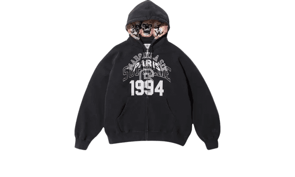 MM6 Maison Margiela Sudadera con capucha y cremallera Negro