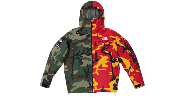Split Taped Seam Shell Jacket The North Face Camo