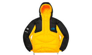 Supreme The North Face 800-Fill Pullover con cappuccio e mezza zip giallo