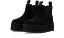 Neumel Platform Chelsea Boot Black