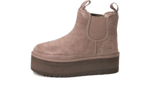 Neumel Platform Chelsea Boot Smoke Plum
