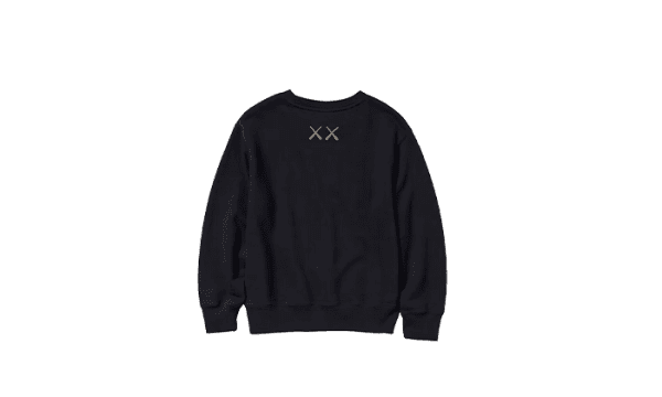 Longsleeve Sweatshirt KAWS Black Enfant - Imagen 2