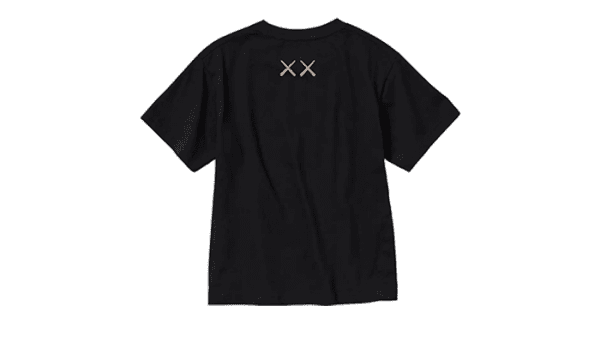T-Shirt KAWS Black Graphic - immagine 2