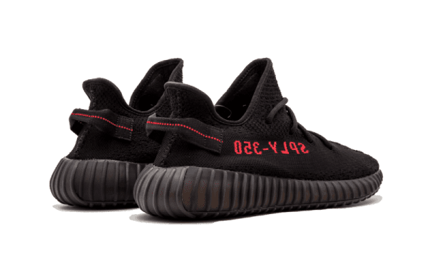 Yeezy Boost 350 V2 Black Red - Image 3