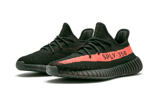 Yeezy Boost 350 V2 Core Black Red - Image 2