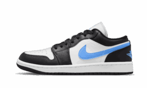 Air Jordan 1 Niedrig Schwarz Universitätsblau