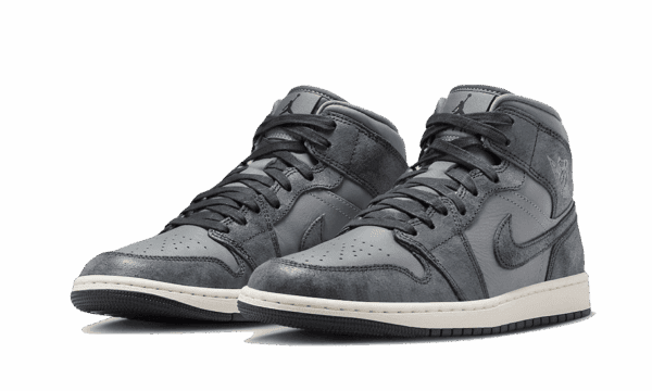 Air Jordan 1 Mid Distressed Smoke Grey – Image 2