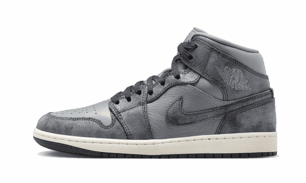 Air Jordan 1 Mid Distressed Smoke Grey (Gris fumé)