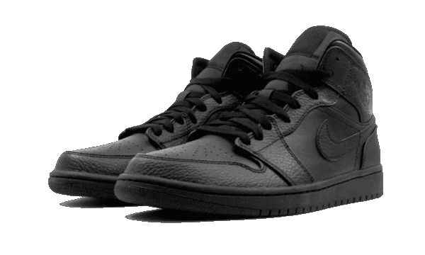Air Jordan 1 Mid Triple Black - immagine 2