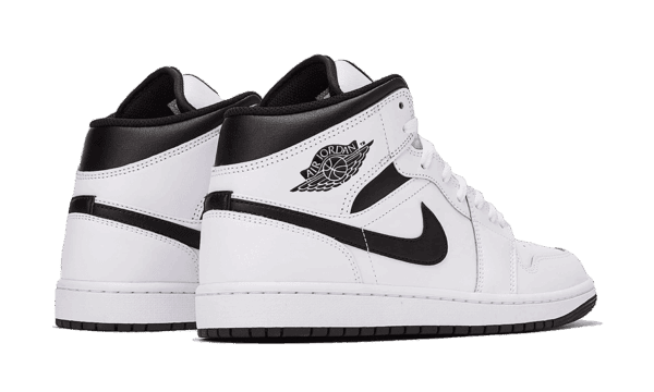 Air Jordan 1 Mid White Black - immagine 3