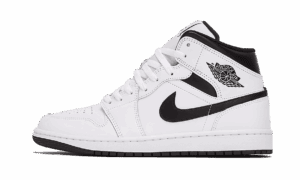 Air Jordan 1 Mid Weiß Schwarz
