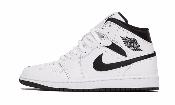 Air Jordan 1 Mid Bianco Nero