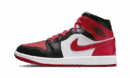 Air Jordan 1 Mid Bianco Punta Bred