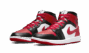 Air Jordan 1 Mid Bianco Punta Bred