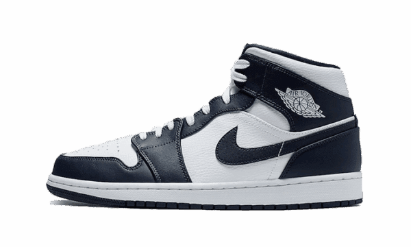 Air Jordan 1 Mid Bianco Metallizzato Oro Ossidiana