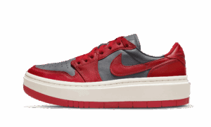 Air Jordan 1 Low Elevate Gris Oscuro Rojo Varsity
