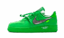 Air Force 1 Low Off-White Verde claro Spark