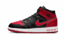 Air Jordan 1 Mid Bred Text