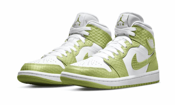 Air Jordan 1 Mid Green Python – Image 2