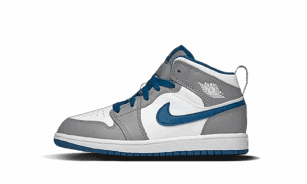 Air Jordan 1 Mid True Blue Enfant (PS)