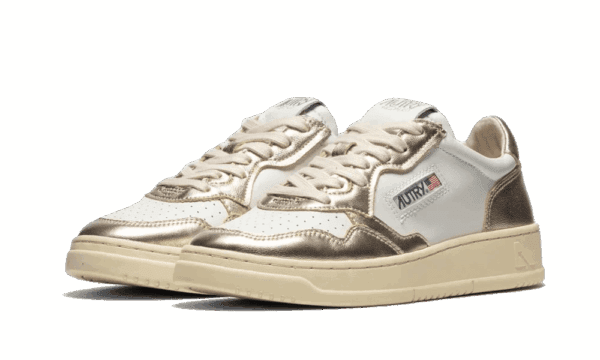 Medalist Low Leather Suede Metallic Gold - immagine 2