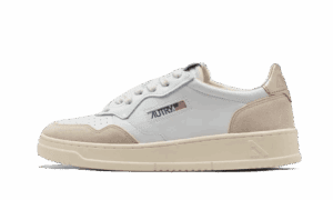 Medalist Leather Suede Low White Beige