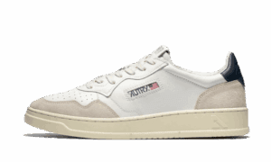 Medalist Leather Suede Low White Navy