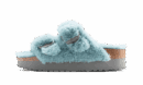 Arizona Big Buckle Shearling Teddy Faded Aqua