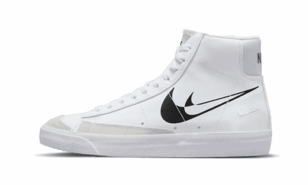 Blazer Mid '77 Double Negative White Black