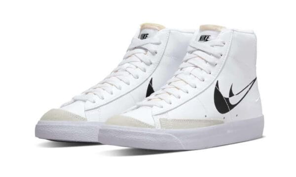 Blazer Mid '77 Double Negative White Black – Image 2