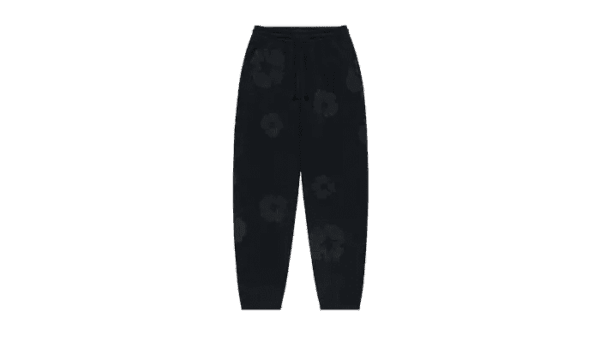 Sweatpant Cotton Wreath Black Monochrome - Image 3