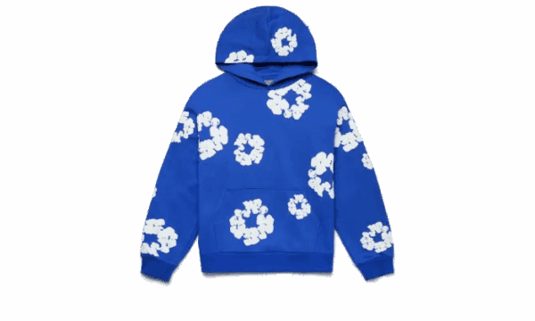 Hoodie The Cotton Wreath Blue
