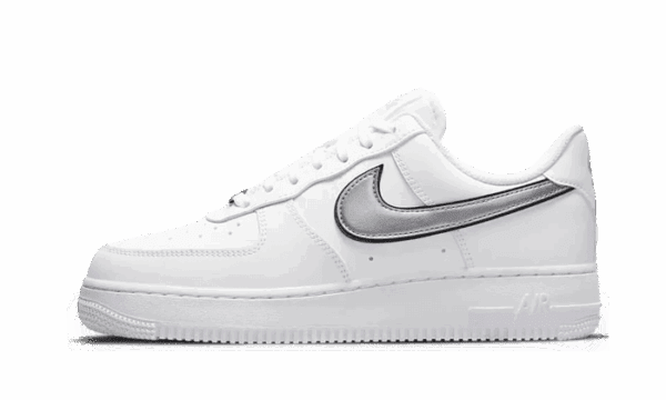 Air Force 1 Niedrig Wesentlich Weiß Metallisch Silber