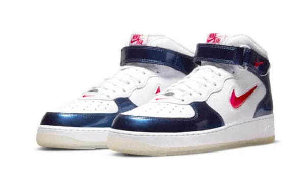 Air Force 1 Mid University Red Midnight Navy - Image 2