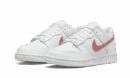Dunk Low Blanco Rosa